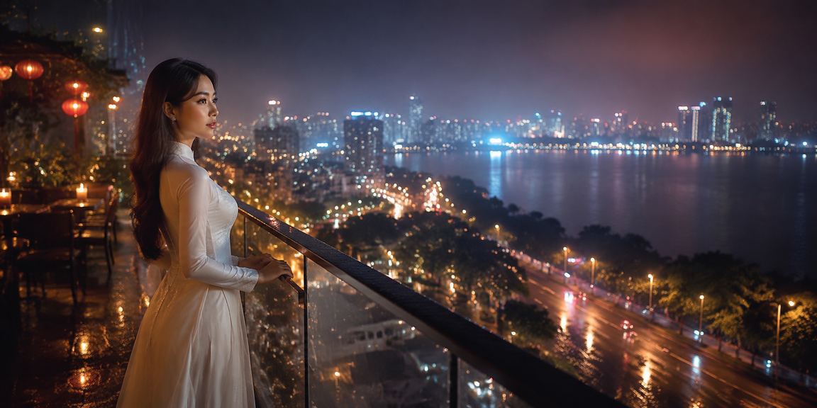 Phụ nữ mặc áo dài tại Hà Nội tìm hiểu điều khoản dịch vụ cá cược trực tuyến