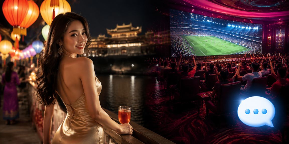 Không khí chợ đêm Huế với người dùng theo dõi cá cược và giải trí trực tuyến